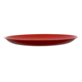 Piatto Riutilizzabile Durable PP Minerale Rosso Ø23,5cm (6 Pezzi)