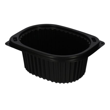 Contenitori Rettangolare PP Nero 450ml 142x111x60mm (80 Pezzi)