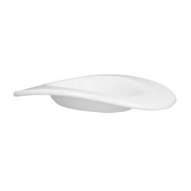 Piattino Degustazione Durable SAN "Ellipse" Bianco 10ml (6 Pezzi)