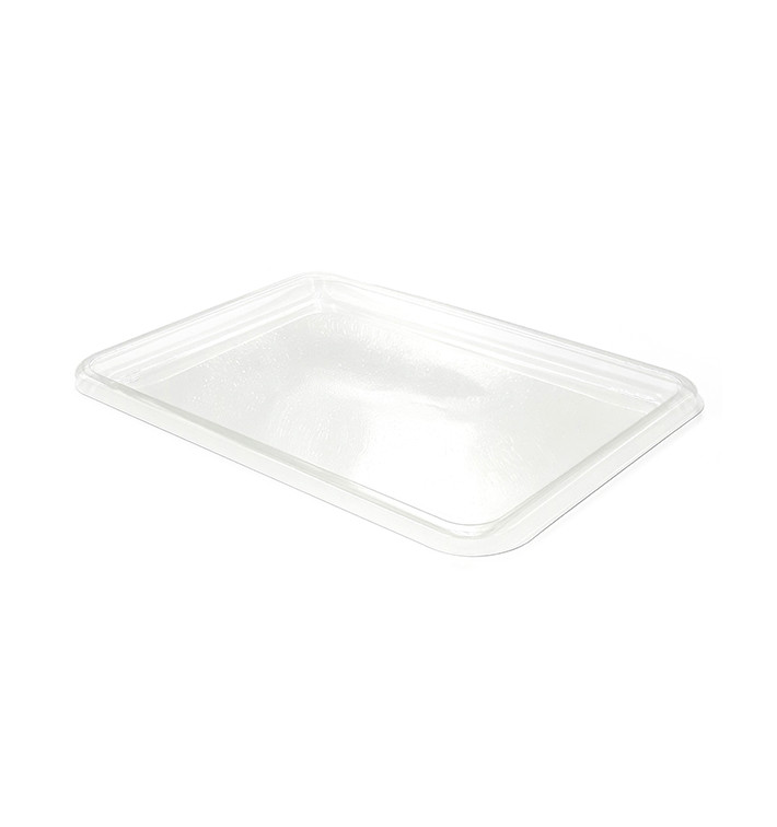 Vassoio Plastica RPET Trasparente 35x24cm (50 Pezzi)