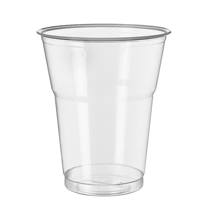 Bicchiere di Plastica Riutilizzabile PS Cristal Diamant 300ml Ø8,0cm (25  Pezzi)