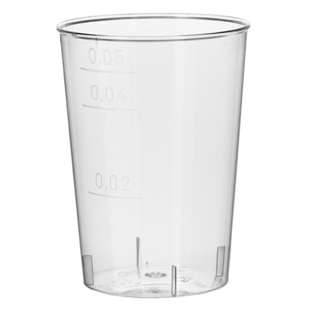 Bicchiere in Plastica Trasparente PS Cristal 50ml (40 Pezzi)
