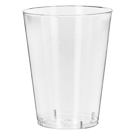Bicchiere in Plastica Trasparente PS Cristal 200ml (50 Pezzi)