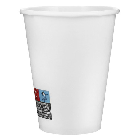 Bicchiere di Carta 12Oz/360ml Bianco (40 Pezzi)