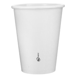 Bicchiere di Carta 12 Oz/360ml Bianco Ø8,9cm (40 Pezzi)