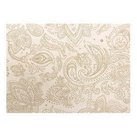 Tovaglia Non Tessuto 120x120cm "Mandala" Crema 50g/m² (150 Pezzi)