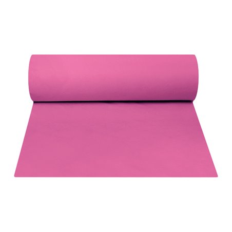 Tovaglia Runner Tessuto non Tessuto Pretagliata Fucsia 0,4x48m 55g (6 Pezzi)