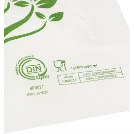 Sacchetti Mercato Block Home Compost “Be Eco!” 23x33cm (100 Pezzi)