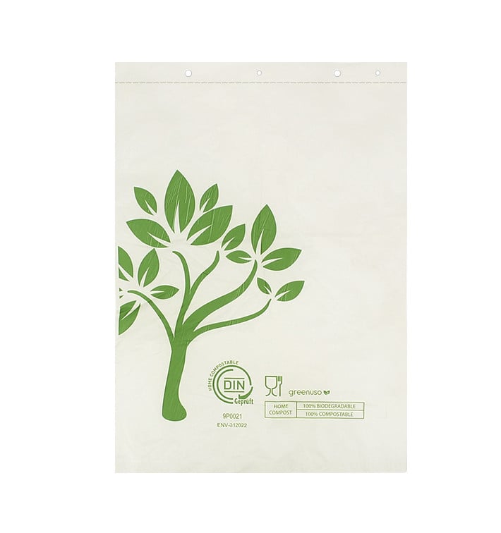 Sacchetti Mercato Block Home Compost “Be Eco!” 30x40cm (2.000 Pezzi)