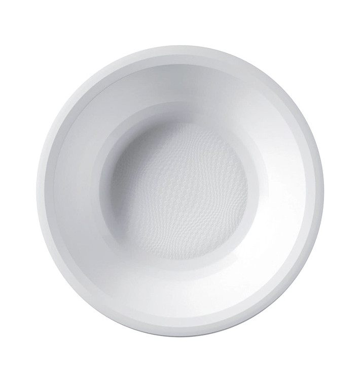 Piatto di Plastica Fondo Bianco Round PP Ø195mm (600 Pezzi)