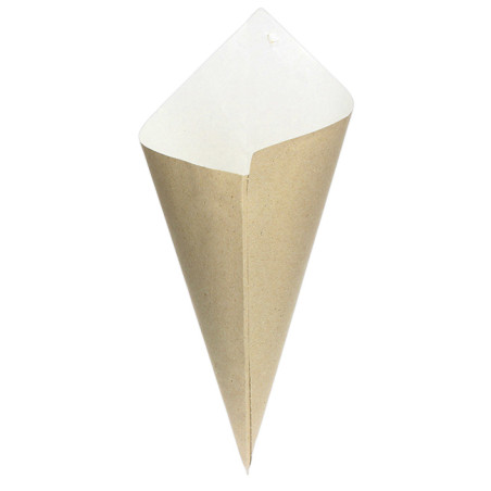 Cono di Carta Marrone 24cm 100g (2.000 Pezzi)