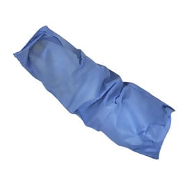 Manicotti in TNT di PP Plastificato 25x44cm Blu (500 Pezzi)