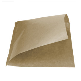 Sacchetto Carta Antigrasso Naturale 15x15,2cm (100 Pezzi)