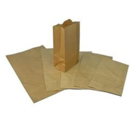 Sacchetto di Carta Kraft Marrone 15+9x28cm (25 Pezzi)