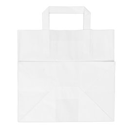 Buste Shopper in Carta Bianca 70g/m² 26+18x26cm (250 Pezzi)