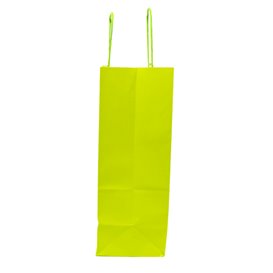 Buste Shopper in Carta Verde 100g/m² 22+9x23cm (25 Pezzi)