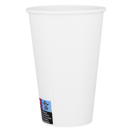 Bicchiere di Carta ECO 12Oz/360ml Bianco Ø8cm (50 Pezzi)