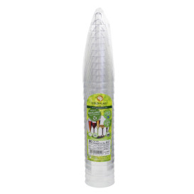 Calice Plastica Flute Gambo Bianco 120ml 2P (200 Pezzi)