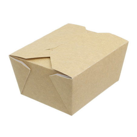 Contenitore di Cibo Kraft 11,8x9x6,3cm (25 Pezzi)