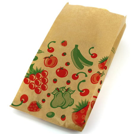 Sacchetto di Carta per Frutta 14+7x28cm (1000 Pezzi)