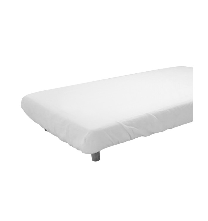 Lenzuola Non Regolabile in TNT di PP SMS 180x210cm Bianco (1 Pezzi)