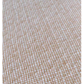 Tovaglia di Carta Taglio 1x1m "Tra le linee" Marrone 40g/m² (400 Pezzi)