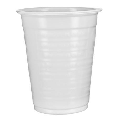 Bicchiere di Plastica PS Bianco 200ml Ø7,0cm (3.000 Pezzi)