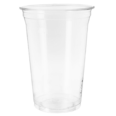 Bicchiere in PLA Biodegradabile Trasparente 550ml Ø9,5cm (1.120 Pezzi)