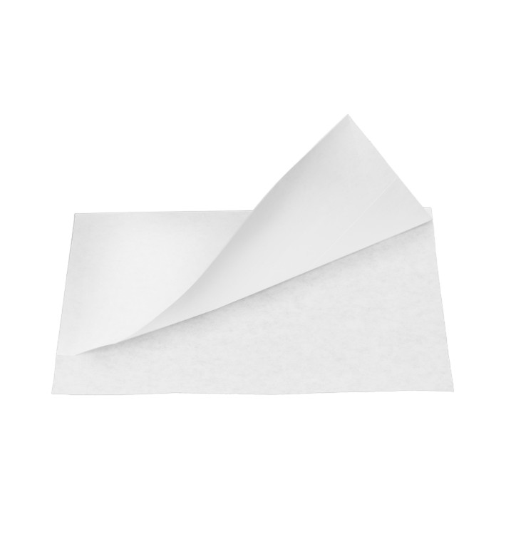 Sacchetto Carta Antigrasso Bianco 20x13/10cm (100 Pezzi)