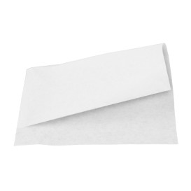 Sacchetto Carta Antigrasso Bianco 20x13/10cm (100 Pezzi)