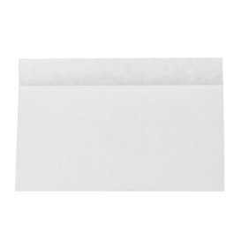 Sacchetto Carta Antigrasso Bianco 20x13/10cm (100 Pezzi)