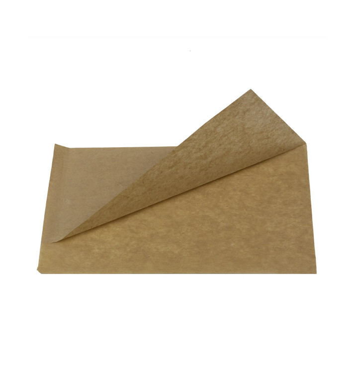 Sacchetto Carta Antigrasso Naturale 20x13/10cm (5000 Pezzi)