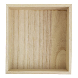 Scatola Presentazione di Legno 16x15x5cm (1 Pezzi)