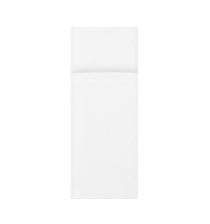 Tovagliolo Portaposate di Carta 30x40cm Bianco (30 pezzi)