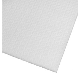 Asciugamani in Air Laid Bianco 40x80cm  50g/m² (25 Pezzi)