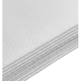 Asciugamani in Air Laid Bianco 40x80cm  50g/m² (25 Pezzi)