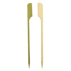 Spiedini di Bambù "Golf" Verde Naturale 12cm (10.000 Pezzi)