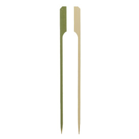 Spiedini di Bambù "Golf" Verde Naturale 18cm (10.000 Pezzi)