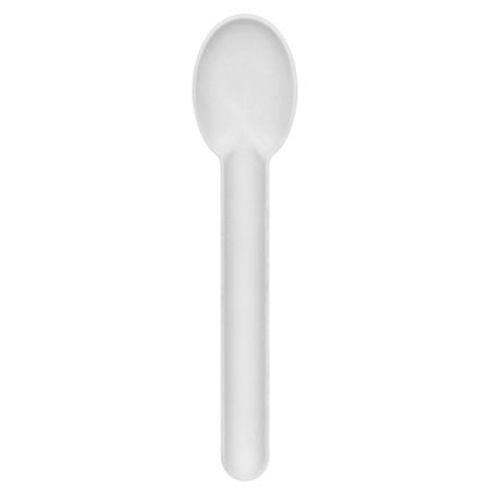 Cucchiaio di Canna da Zucchero Bianco 16cm (50 Pezzi)