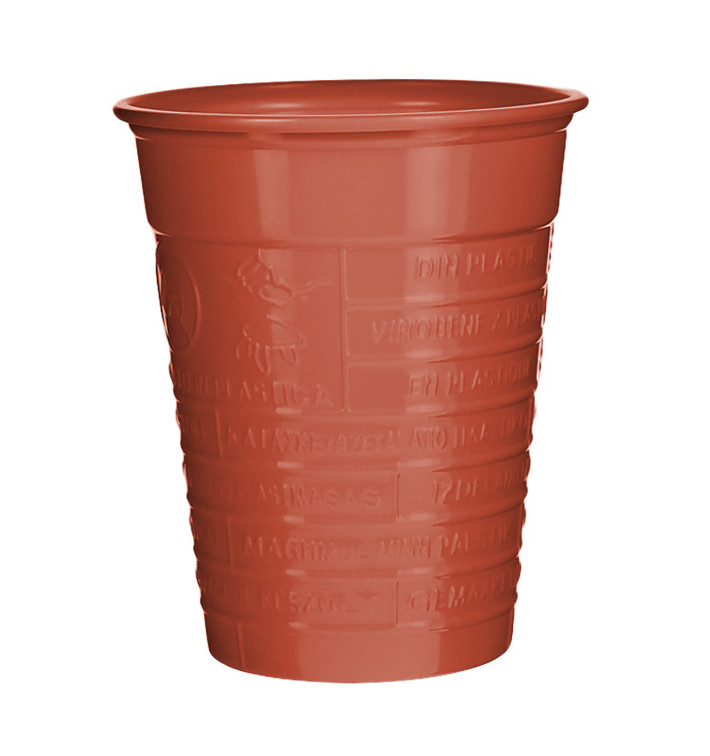 Bicchiere di Plastica PS Rosso 200ml Ø7cm (1.500 Pezzi)