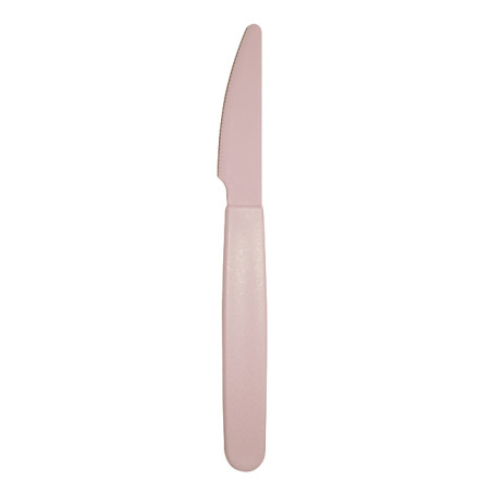 Coltello Riutilizzabile Durable PP Mineral Rosa 18,5cm (6 Pezzi)