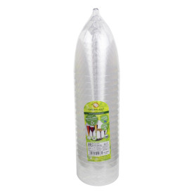 Calice Plastica Vino Gambo Bianco Perlato 300ml 2P (200 Pezzi)