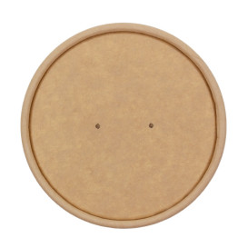 Coperchio in cartone Kraft per contenitore di cartone da Ø10,0cm (50 Pezzi)