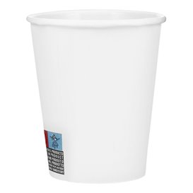 Bicchiere di Carta 6Oz/180ml Bianco Ø7,0cm (100 Pezzi)