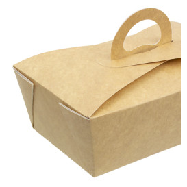 Contenitore di Cibo "Doggy Bag" Kraft 16x9,5x6cm (200 Pezzi)