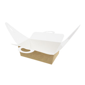 Contenitore di Cibo "Doggy Bag" Kraft 16x9,5x6cm (200 Pezzi)