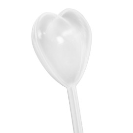 Pipetta Cuore di Plastica per Catering 3ml 5,5cm (2.000 Pezzi)