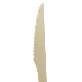 Coltello di Legno Usa e Getta 16,5cm (1.000 Pezzi)