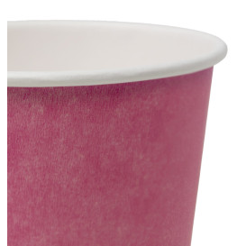 Bicchiere di Carta "Colorati" Fucsia 8-9Oz/290ml Ø9,0cm (20 Pezzi)