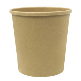 Contenitore di Cartone Kraft 450ml Ø9,5cm (400 Pezzi)